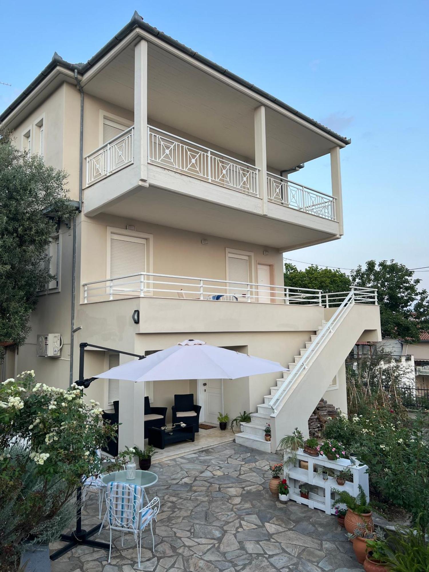Aiolos Seaside Apartment Marathos  ภายนอก รูปภาพ
